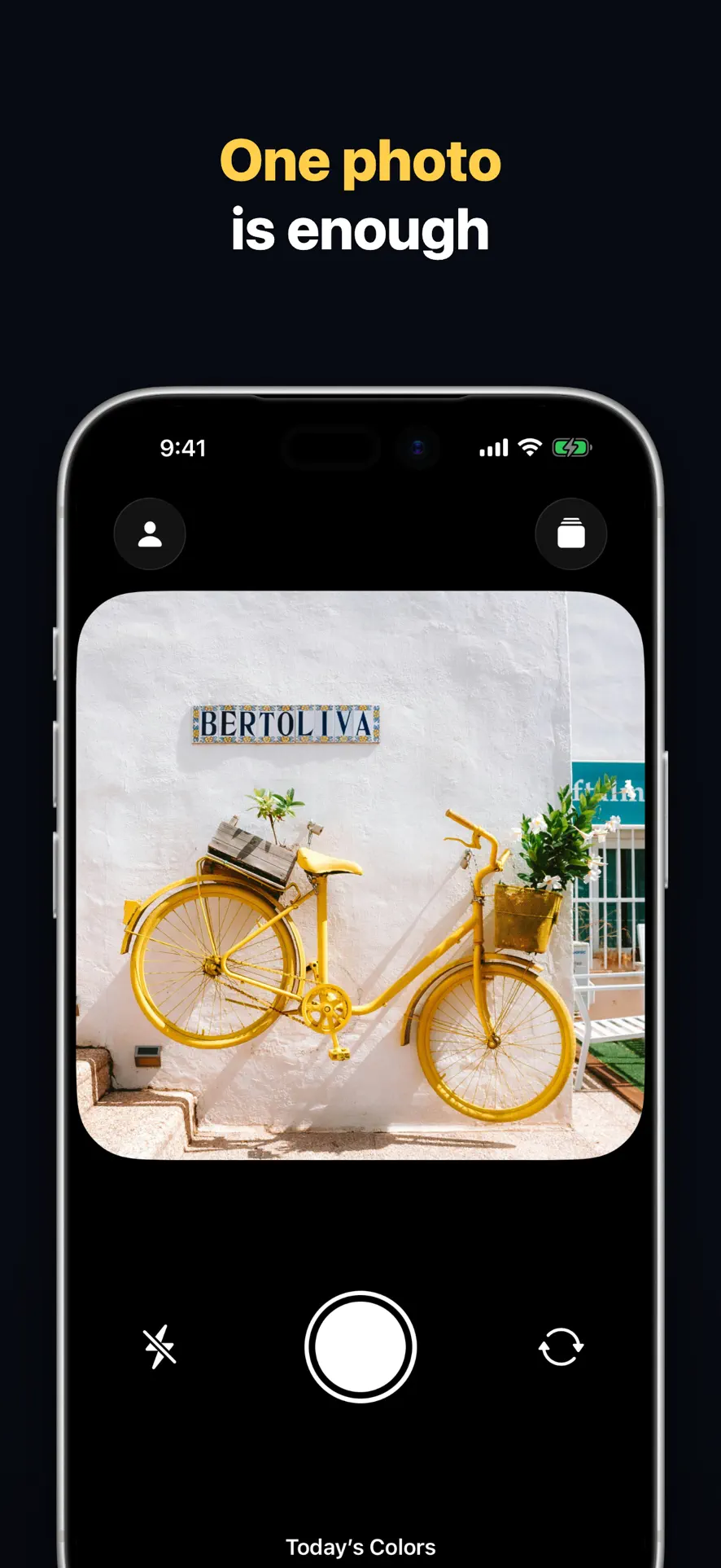 Paletty color capture screen